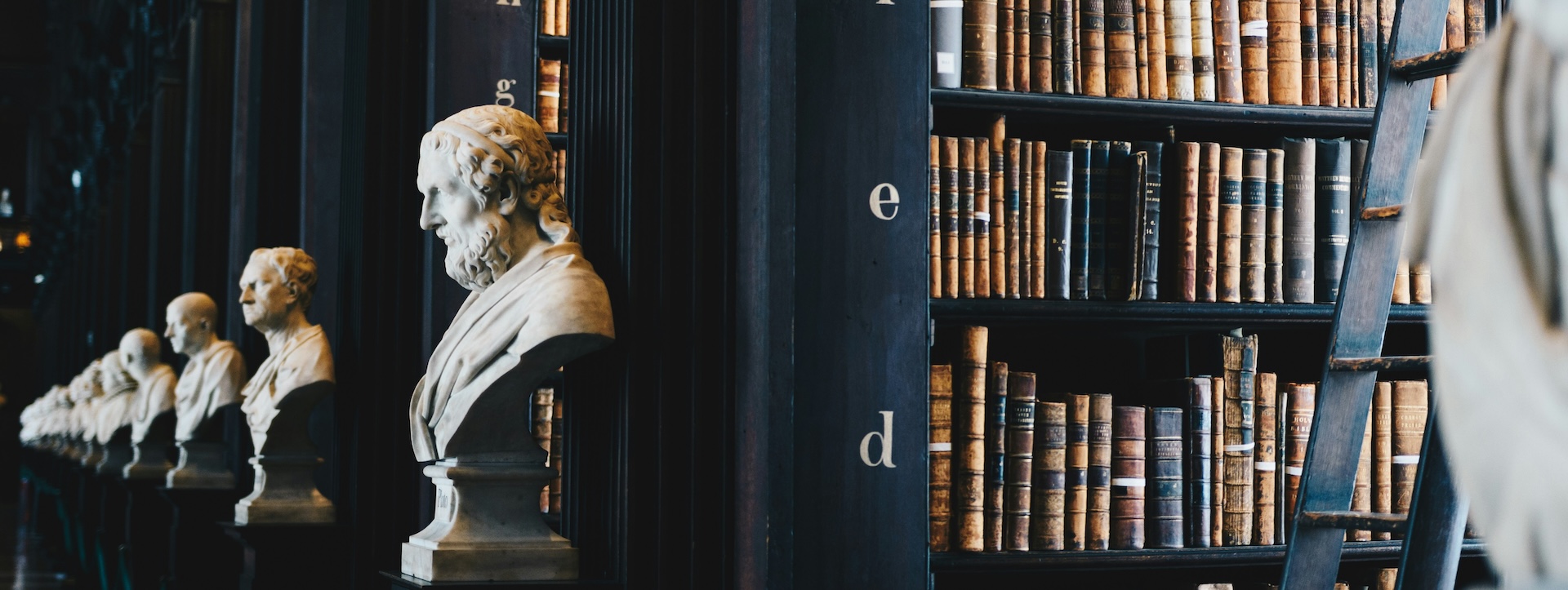 Photo of a library